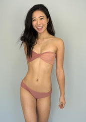 Dusty Rose + Naked Paradise BELLA BANDEAU