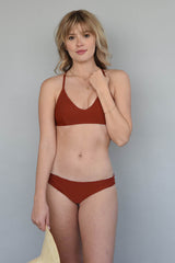 Spice + Hibiscus Floral BERKELEY BRALETTE